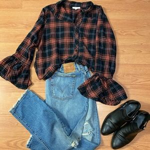 Beach lunch lounge • Long sleeve flannel